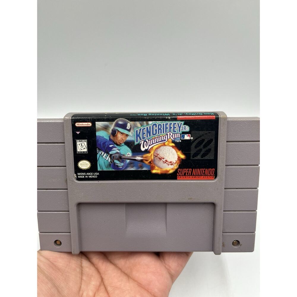 Ken Griffey Jr’s Winning Run(Super Nintendo Entertainment System, 1996)Cart Only